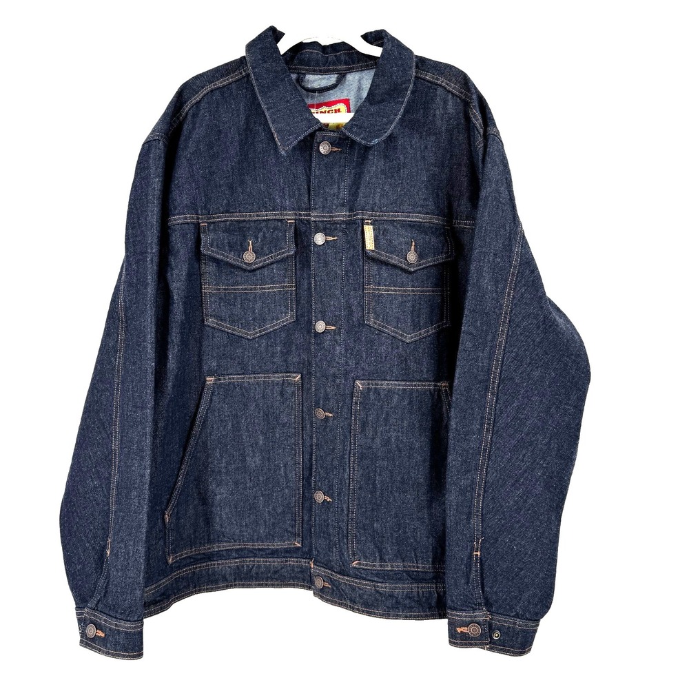 NEW Cinch Men's Dark Wash Denim Jacket XL Indigo Landman Cowboy Rodeo Western